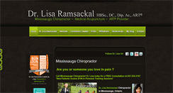 Desktop Screenshot of chiropractor-drlisa.ca