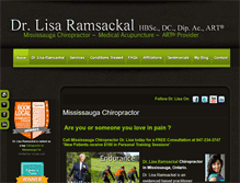 Tablet Screenshot of chiropractor-drlisa.ca